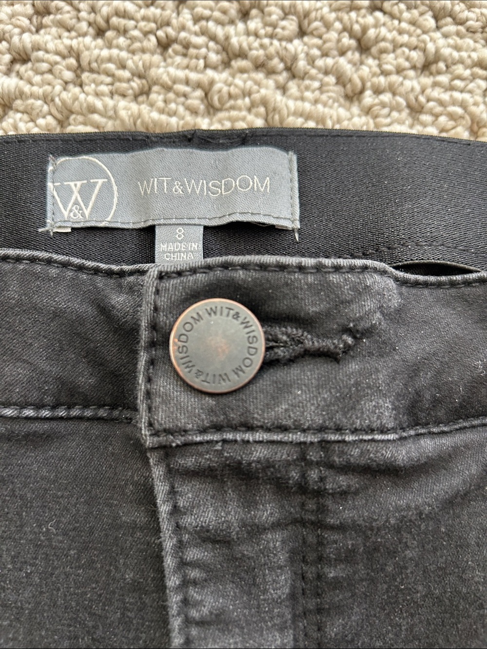 Wit & Wisdom Lightweight Denim Skinny Jeans - Picture 2 of 2